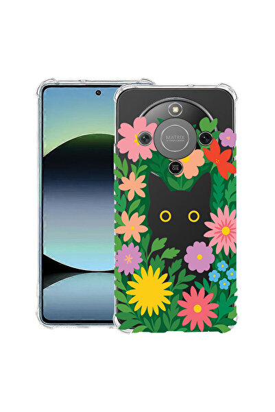 bestcase Husă Anti Shock Case For Honor Magic8 Lite / X70, Cats in flowers, 3...