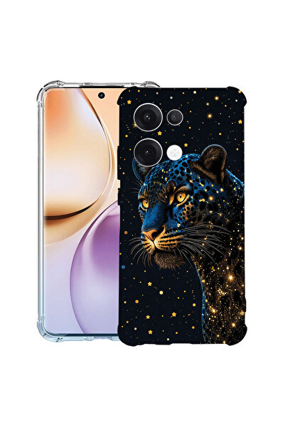 bestcase Husă Anti Shock Case For OPPO Reno15 F / Reno15 FS, Leopard in Dark,...
