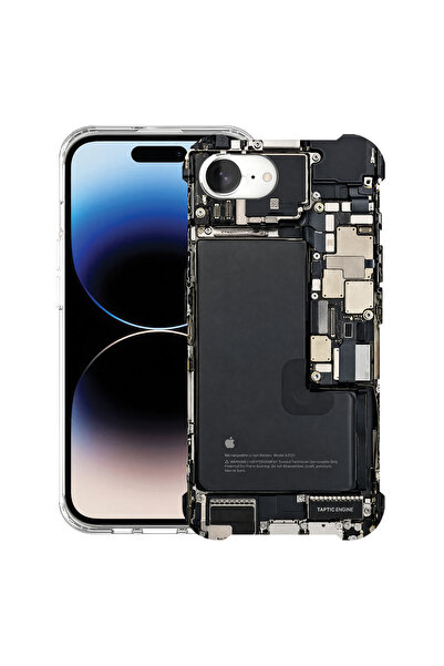 bestcase Husă Antișoc pentru Apple iPhone 17e / iPhone 16e, Placă de circuit,...