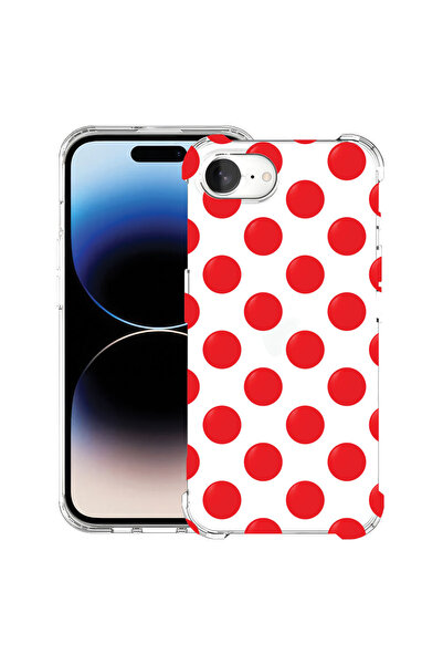 bestcase Husă Antișoc pentru Apple iPhone 17e / iPhone 16e, Buline Roșii, 314...
