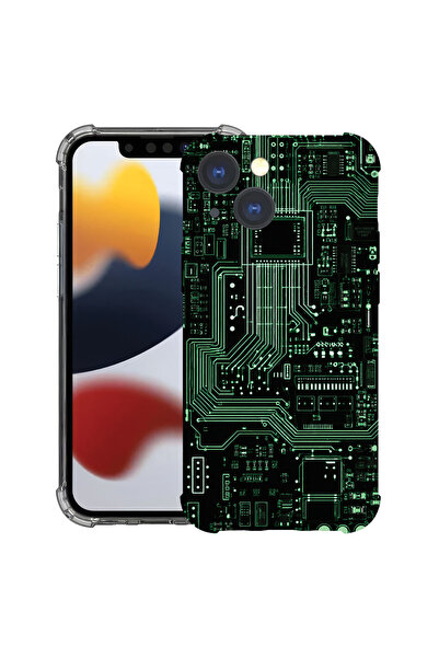 bestcase Husă Antișoc pentru Apple iPhone 15, Placă de circuit, 1668629 AS 2096
