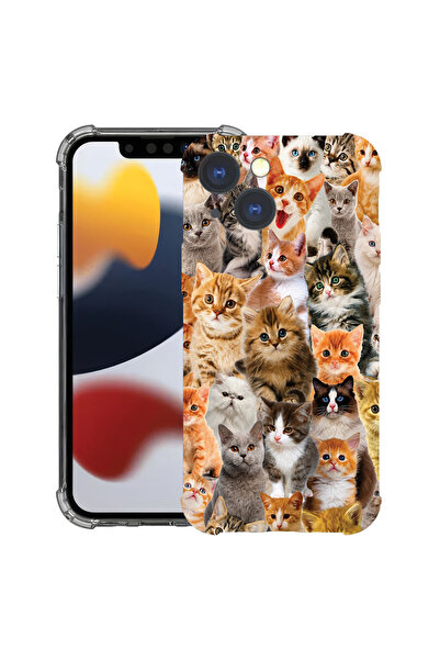 bestcase Husă Antișoc pentru Apple iPhone 14, Pisici Reale, 1399704 AS 2118
