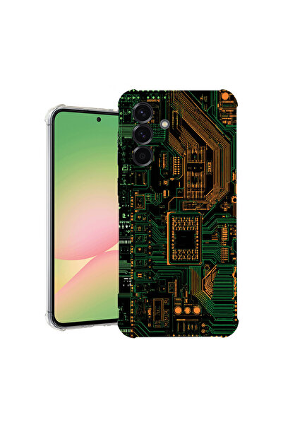 bestcase Αντικραδασμική Θήκη για Samsung Galaxy A35, Σχέδιο Πλακέτας Κυκλώματ...