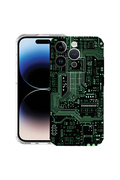 bestcase Husă Antișoc pentru Apple iPhone 15 Pro Max, Placă de circuit, 19168...