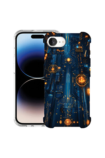 bestcase Husă Antișoc pentru Apple iPhone 17e / iPhone 16e, Placă de circuit,...