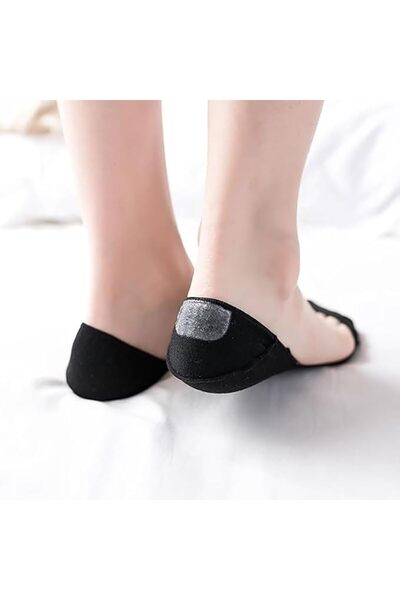 Paporich 5 Pcs Women No Show Thin Socks With Padded Cushion Invisible Arch Support Low Cut Sock for
