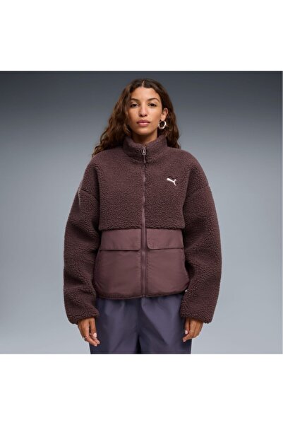 Puma Re Kadın Kahverengi Polar Ceket (694567-91)