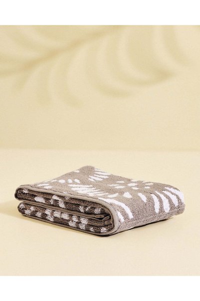 REDTAG Grey Jacquard Hand Towel 50x90cm