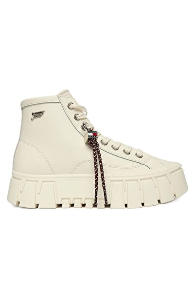Tommy Hilfiger Γκέτε TJW ΣΝΙΚΕΡ ΠΛΑΤΦΟΡΜΑΣ ΚΟΡΙΤΣΙΣΤΙΚΟ ΔΕΡΜΑΤΙΝΟ MC