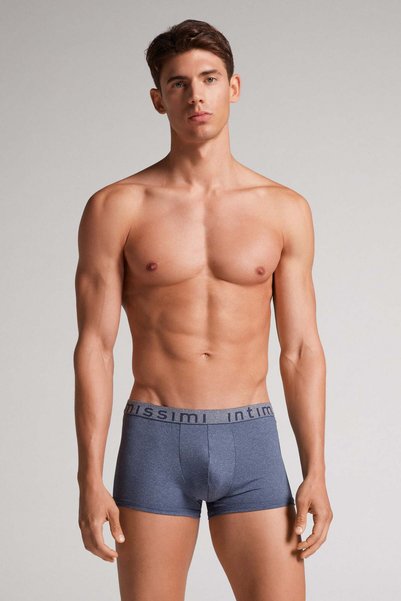 INTIMISSIMI Men's Logo Microfiber Boxer Briefs