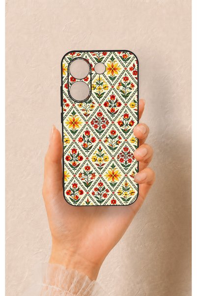 Vip Case حافظة سيليكون بنمط زهرة التوليب متوافقة مع هاتف Poco X8 Pro