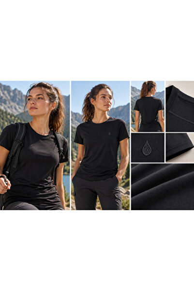 RAIN7 Rain 7 Merinos Yün Outdoor & Günlük T-shirt Kadın