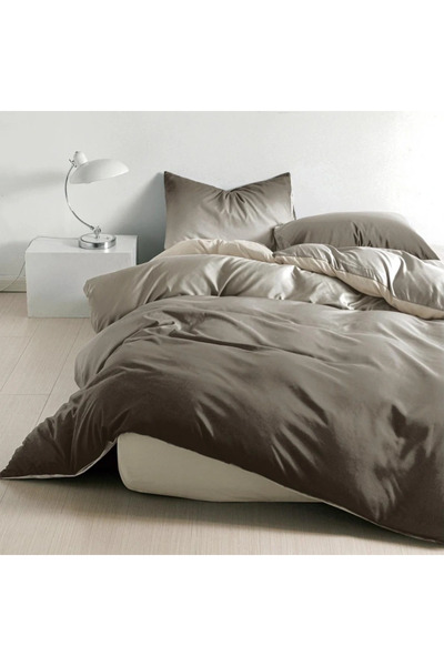 decorami Bed linen 1 PERSON, FINE, 4 pieces, Grey, gradient