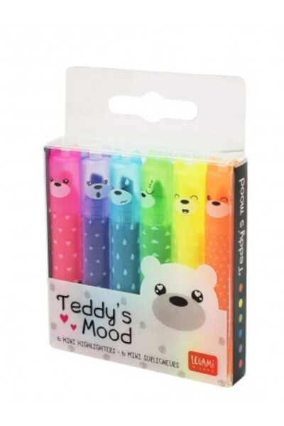 Legami Υπογραμμιστές Σετ 6 τεμαχίων TEDDYS MOOD 5MM