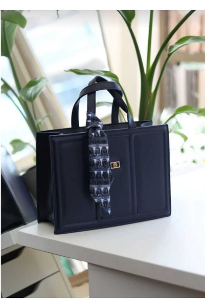 WİKİDAYS.S MODA TRENDİ Women's Structured Double Handle Tote Bag
