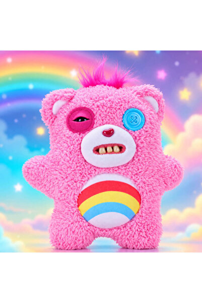 Fuggler Care Bears Peluş S1 Pembe Cheer Bear