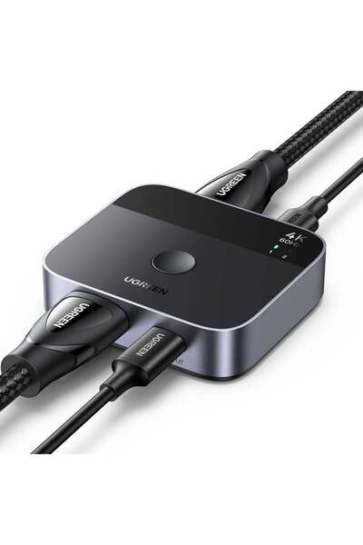 Ugreen Adaptor KVM Switch AW503 (55452), HDMI la 2x Type-C, HDMI, 4K@60Hz, Al...