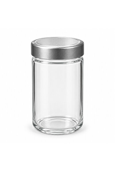Nautilus Glass Jar with Silver Lid - 220ml