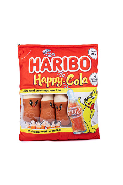 Haribo Plush Snack Bag Happy-Cola, Large