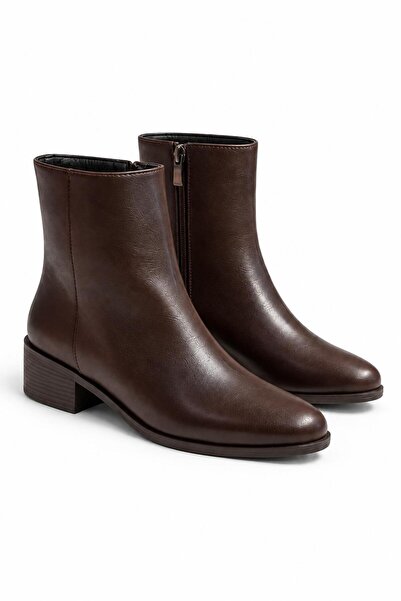 Solo Bag Women's Casual Modern Flat Stylish Short Heeled Brown Rustic Boots &...