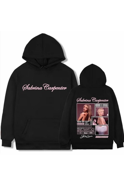 Vordevia Sabrina Carpenter pamučna majica sa 3 niti i uzdignutim nadopisom