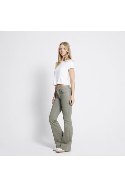 Messy Girls Women's Low Waist Bootcut Jean Pants Stretchy Denim Slim Fit Spanish Flare Y2K