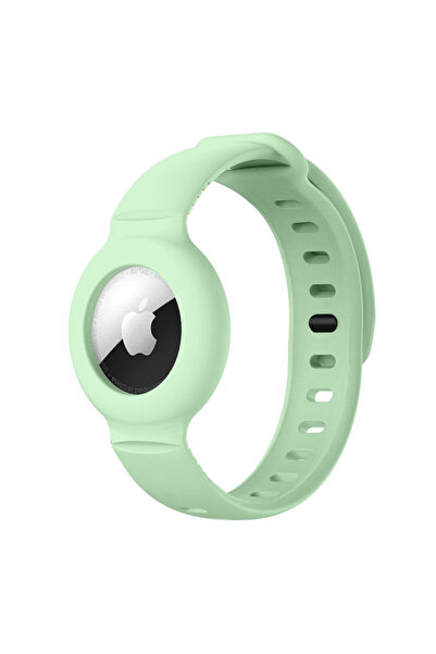 XGSM Curea din silicon pentru Apple AirTag 2/1, Verde