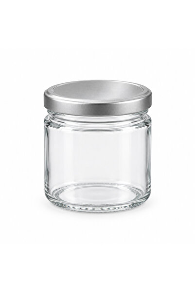 Nautilus Glass Jar with Silver Lid – 300ml