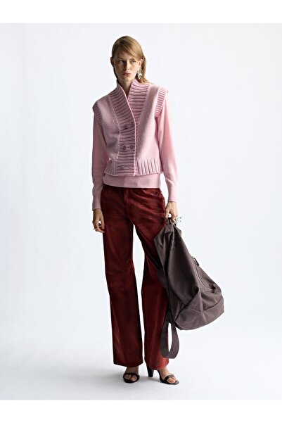 PARFOIS Kadın Düğmeli Örme Yelek