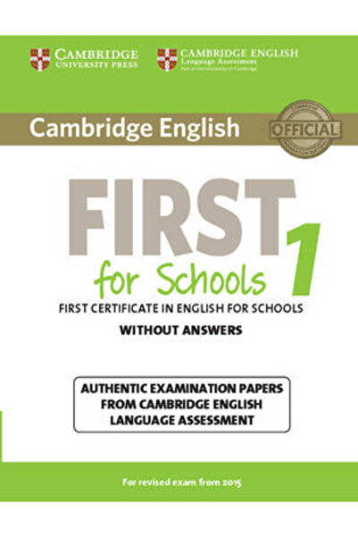 Cambridge University Press CAMBRIDGE ENGLISH FIRST ΓΙΑ ΣΧΟΛΕΙΑ 1 ΜΕ ΑΝΕΝΤΕΓΓΩ...