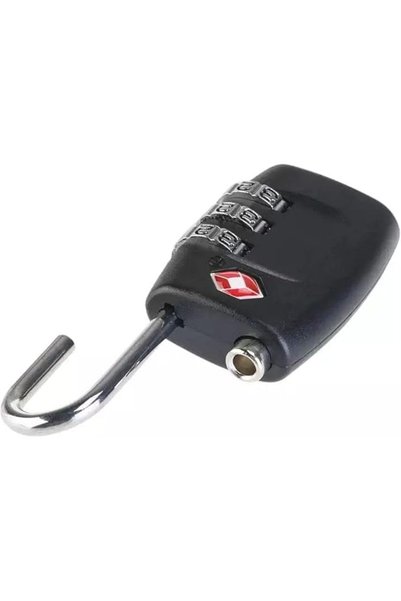 Generic Black 4 Digit Luggage Lock