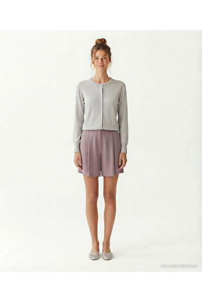 Yargıcı Wide Regular Waist Bermuda/Shorts
