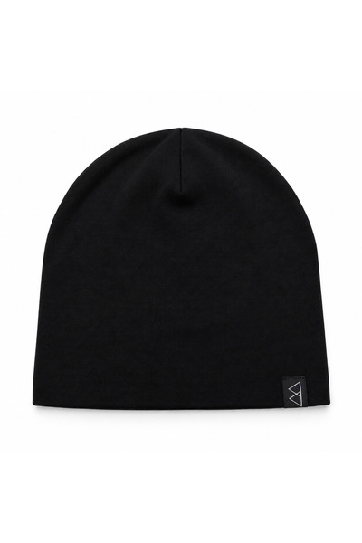 ues Unisex Siyah Düz Basic Çocuk Bere