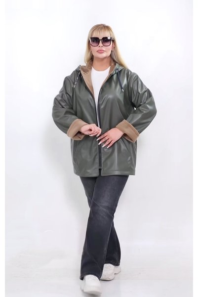 volkitolki Unisex Leather Coat & Jacket Rain Windproof