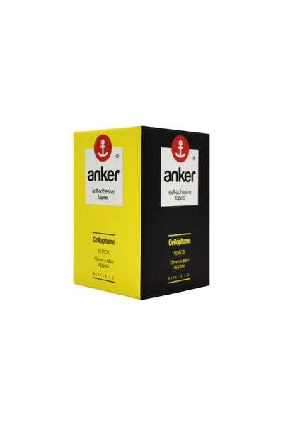 Anker ΑΥΤΟΚΟΛΛΗΤΗ ΤΑΙΝΙΑ 15mmx66m ΔΙΑΦΑΝΗΣ (Το προϊόν πωλείται ως μεμονωμένα ...