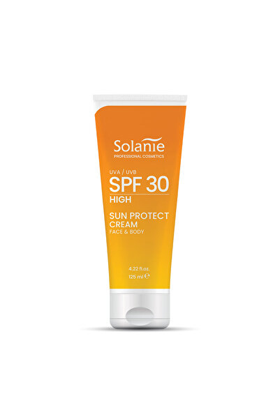 Solanie Sunscreen cream for face and body SPF 30 - 125 ml -