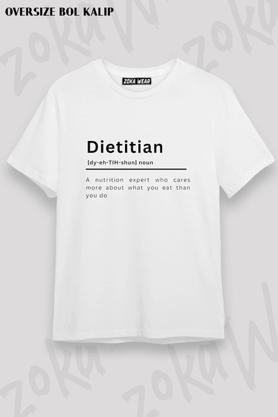 ZOKAWEAR Dietitian V2 Health Gift Dietitian Printed T-Shirt