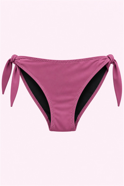 Starinci Mayo Pastel Mor Yan Bağlamalı Bikini Altı
