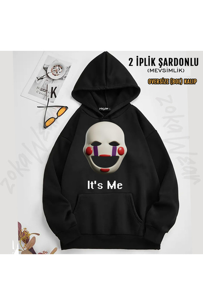 ZOKAWEAR Five Nights at Freddy’s Puppet It’s Me FNAF 5NAF Φούτερ με κουκούλα ...