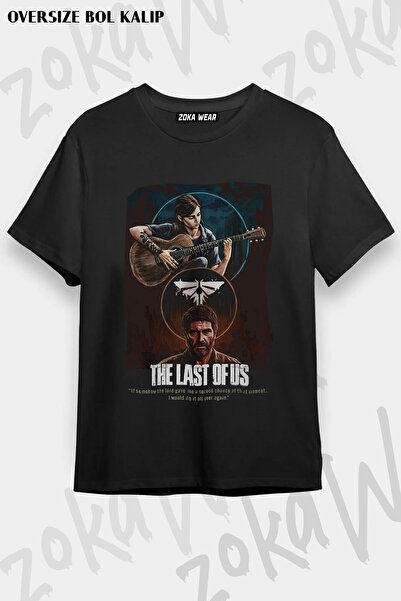ZOKAWEAR Gamer T-Shirt the Last of Us Joel Elite Game Movie Printed T-Shirt