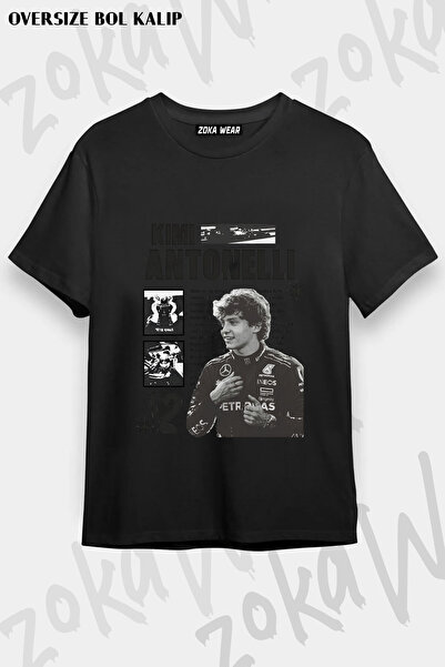 ZOKAWEAR Formula 1 Andrea Kimi Antonelli V2 Printed T-Shirt