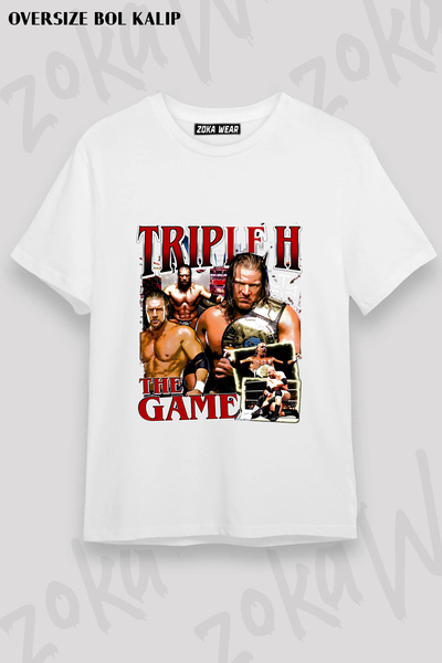 ZOKAWEAR The Game Triple H Gures Wwe Printed T-Shirt