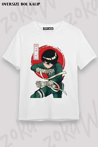ZOKAWEAR Rock Lee Japanese Anime Printed T-Shirt