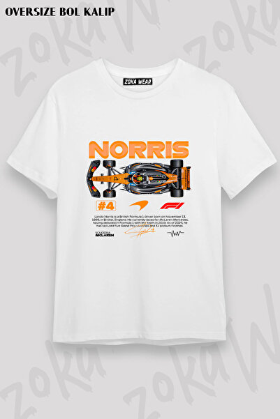 ZOKAWEAR Lando Norris Formula 1 Printed T-Shirt