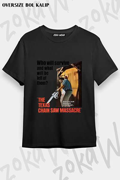 ZOKAWEAR The Texas Chain Saw Massacre Texas Massacre Movie Printed T-Shirt