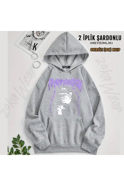 ZOKAWEAR Universal Monsters Frankenstein's Monster Metal Printed Hooded Sweat...