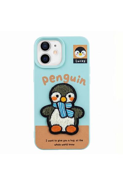 Microsonic Case Compatible with Apple iPhone 11 Stitched Puppy Plush Lucky Pe...