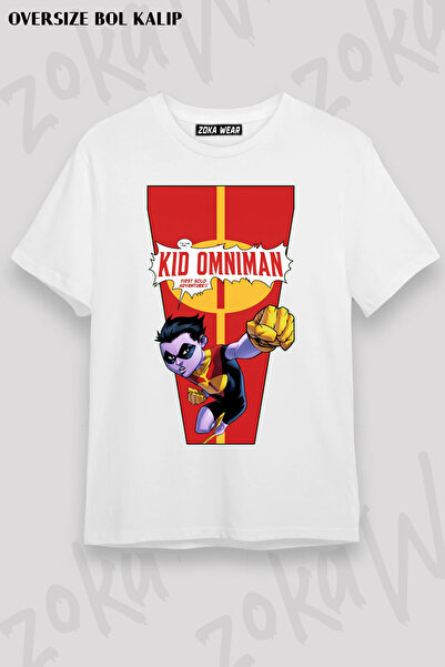 ZOKAWEAR تي شيرت مطبوع عليه Invincible Oliver The Kid Omni-Man