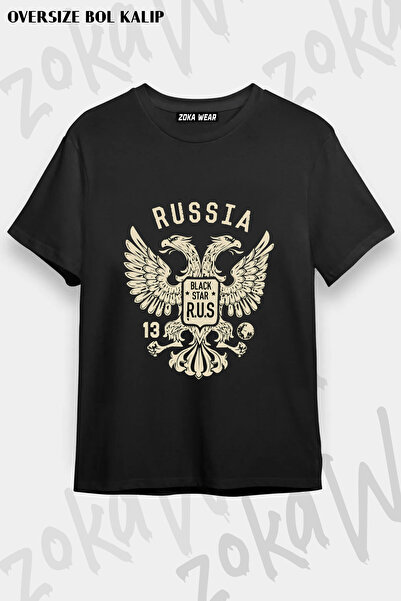 ZOKAWEAR Russia Tisort Printed T-Shirt
