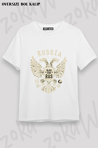 ZOKAWEAR Russia Tisort Printed T-Shirt